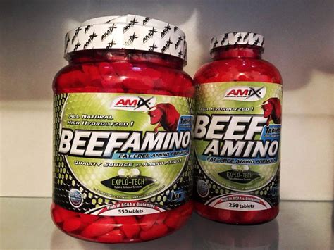 Amix Beef Amino 550 tabs Aminokwasy Wołowetabletki opinie