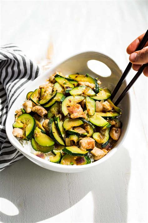 Chicken Zucchini Stir Fry Get Inspired Everyday