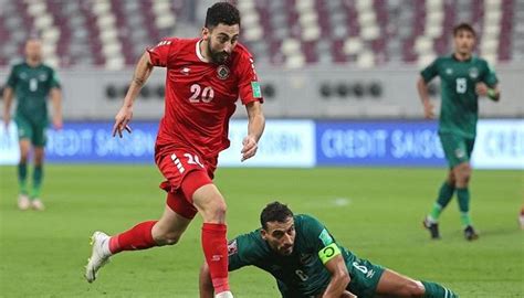 موعد مباراة لبنان والعراق في تصفيات كأس العالم والقنوات الناقلة