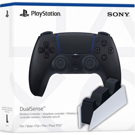 Купить Sony DualSense (Midnight Black) + Зарядная станция Sony ...