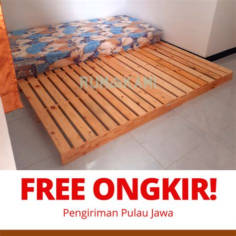 Jual Palet Kayu Alas Tempat Tidur Tatakan Dipan Kasur 160x200