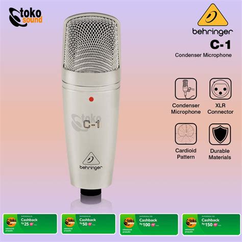 Jual Behringer C C C Large Diaphragm Condenser Microphone