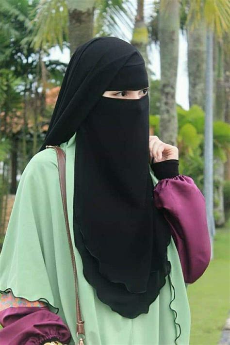 Pin by سفیہ رنگریزز on love niqab Muslim women hijab