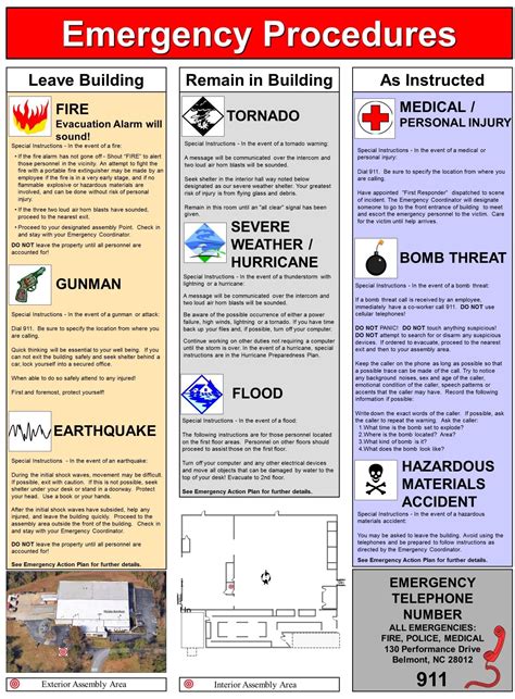 7 Best Osha Emergency Action Plan Template Free Sample