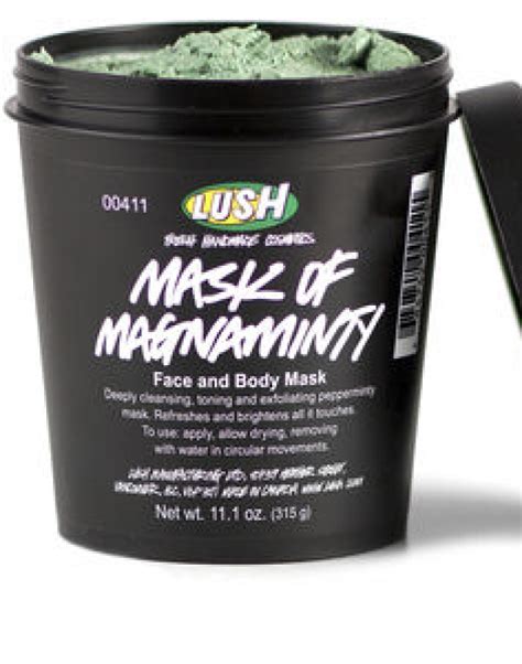 Lush Mask Of Magnaminty Face And Body Mask Beauty Review