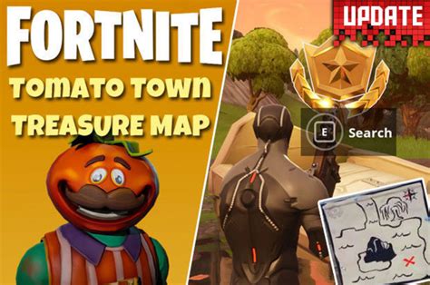 Tomato Town Treasure Map Fortnite Season 4 Week 1 Challenge And How To