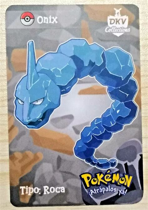 Crystal Onix Pokemon Card