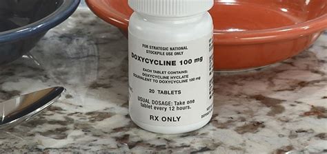 Emergency Use of Doxycycline | Anthrax | CDC