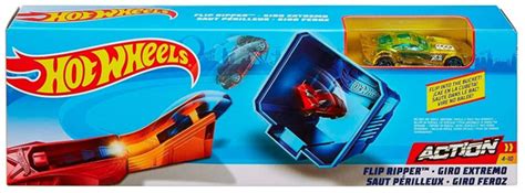 Hot Wheels Трамплин набор с машинкой Крутой Переворот FTH Хот Вилс купить с доставкой по