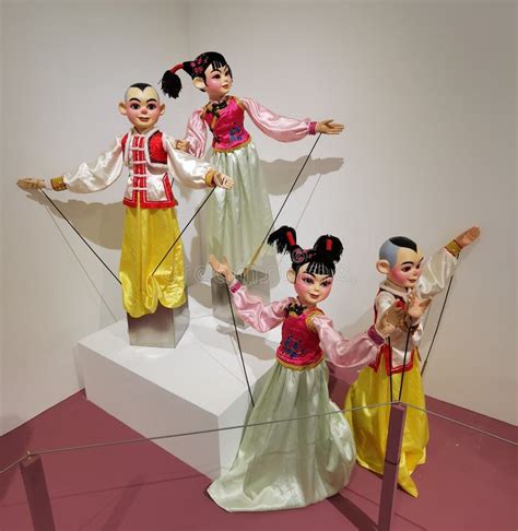 Macau Tap Seac Gallery Chinese Folk Dance Yangge Wooden Rod Puppets ...