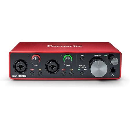 Focusrite Scarlett Solo Studio Generaci N Interfaz De Audio Usb Y