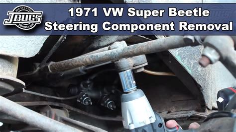 JBugs 1971 VW Super Beetle Steering Component Removal YouTube