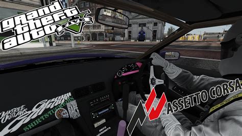 Gta V Map On Assetto Corsa Wheel Cam Youtube