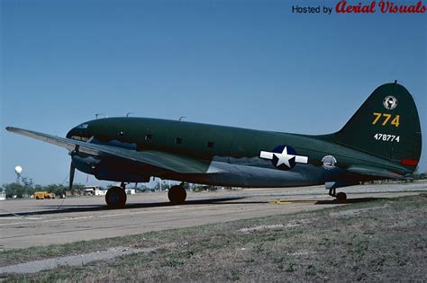 Aerial Visuals Airframe Dossier Curtiss C 46F 1 CU Commando S N 44