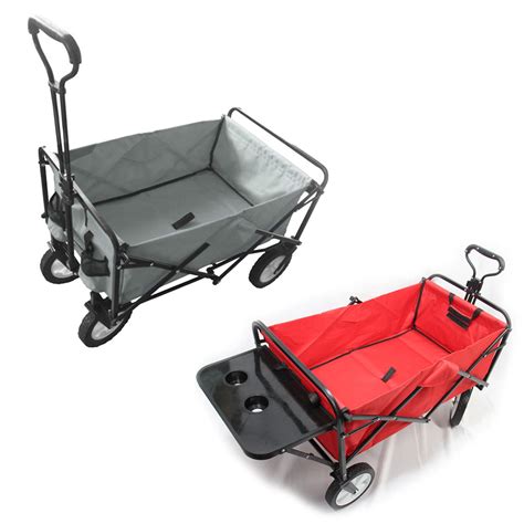 Gt1802 Foldable Trolley Collapsible Beach Cart Outdoor Camping Cart