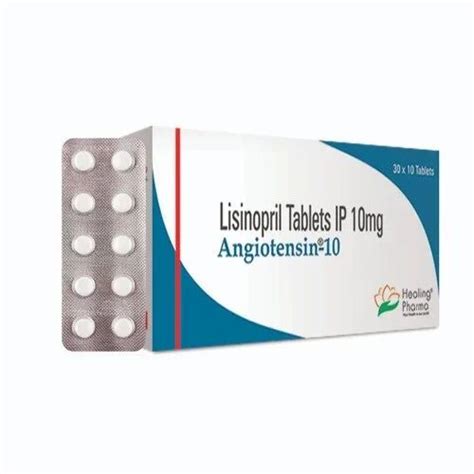 Lisinopril 10mg Tablets At Rs 140stripe In Nagpur Id 2853474443955