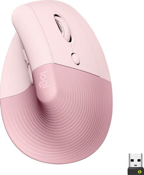 Logitech Lift Vertical Wireless Ergonomic Mouse With 4 Customizable