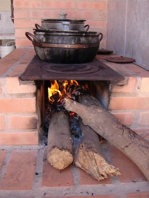 Simplicidade Cocina a leña Cocinas al aire libre Estufas de leña