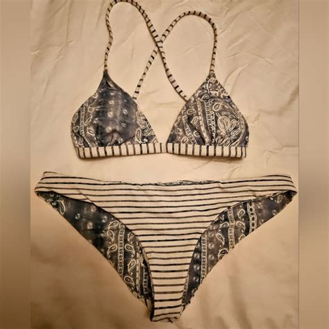Quint Soul Swim Nwot Quint Soul Pink Lable Paisley Bikini Set Poshmark