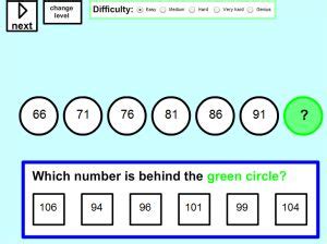 Online Pattern Games and Math Sequences for Kids