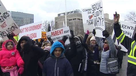 Parents Protest Ontario S New Sex Ed Curriculum In 107 Ridings