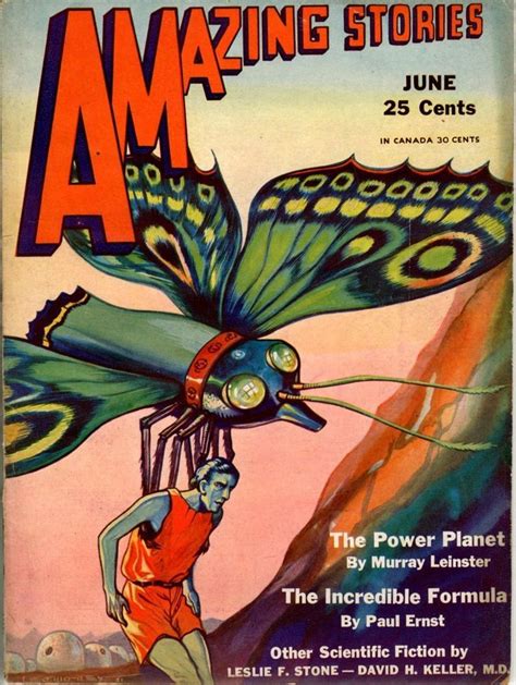 Details About Amazing Stories Vol 6 3 Pulp June 1931 Fvf Morey Cover