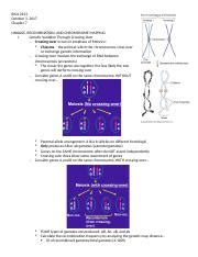 Chapter Docx Biol October Chapter Linkage