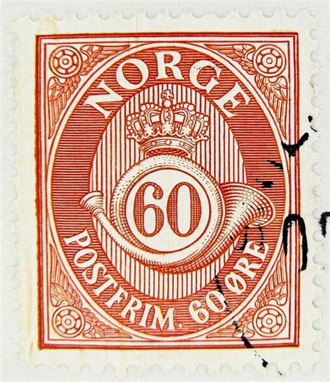 Beautiful Norwegian Stamp Noreg Re Norge Postfrim Franco Bolli