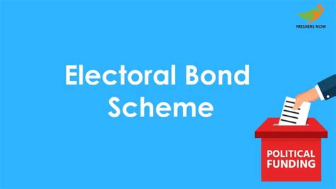 Electoral Bond Scheme Meaning Features Importance