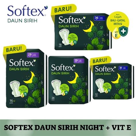 Jual Softex Daun Sirih Night Wing 29cm And 36cm Shopee Indonesia