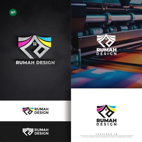 Desain Logo Percetakan Untuk Rumah Design