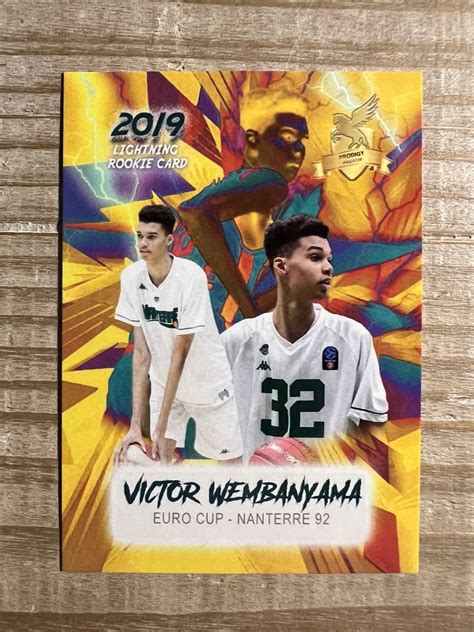 Victor Wembanyama Gold Lightning Euro Cup Nanterre Unicorn