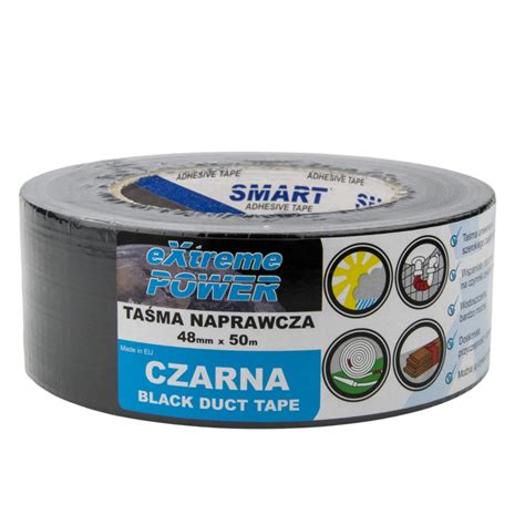 SMART Taśma naprawcza DUCT TAPE czarna 48 mm x 50m