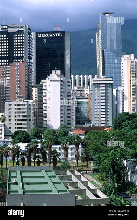 Skyline of Downtown Caracas Venezuela Stock Photo - Alamy