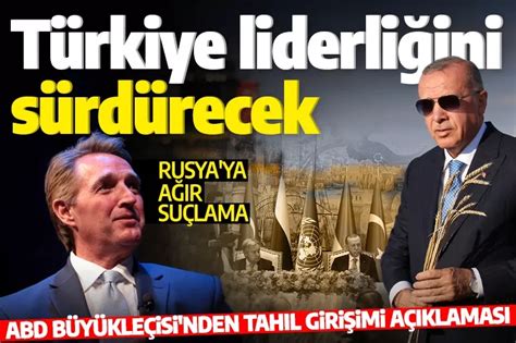 ABD Büyükelçisi Flake Türkiye kritik liderlik rolünü sürdürecek TRHaber