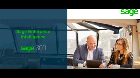 Sage Enterprise Intelligence For Sage300 Youtube