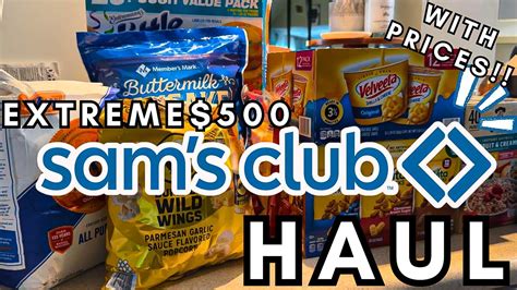 Extreme Monthly Sams Club Haul Shop With Me Sams Club Haul Youtube