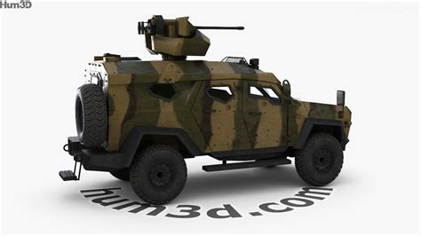 360 View Of Plasan SandCat M LPV 3D Model Hum3D Store