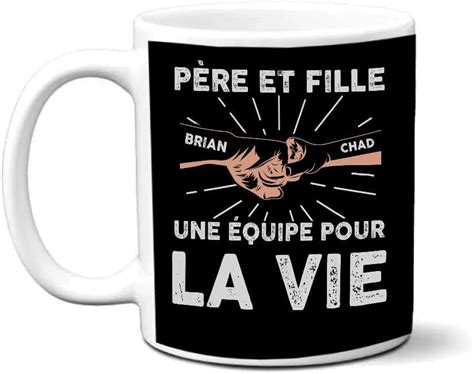 Luigi Collection Mug Ma Fille je tAime Humour Tasse Message drôle