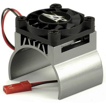 203000204 Ansmann Racing Motor Heatsink 540 W FanVersion 1 Gun Metal