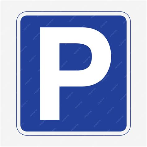 Premium Vector Parking Road Sign