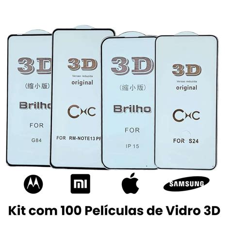 Kit Com 100 Películas 3d Modelos Mais Vendidos Motorola Samsung