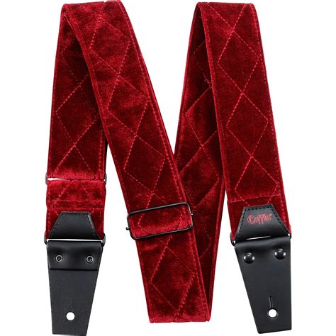 Coffin Case The Count Red Velvet Guitar Strap Red Velvet Guitar Center