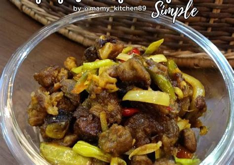 Resipi Daging Goreng Kunyit Simple Oleh Mamy Kitchen Cookpad