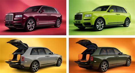 Rolls Royce Gets Colorful With New Bespoke Cullinan Suvs Inspired By