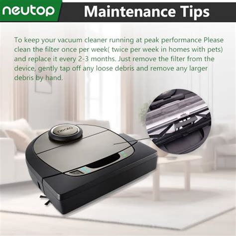 Neutop Replacement Filter Compatible With Neato Botvac Connected Series