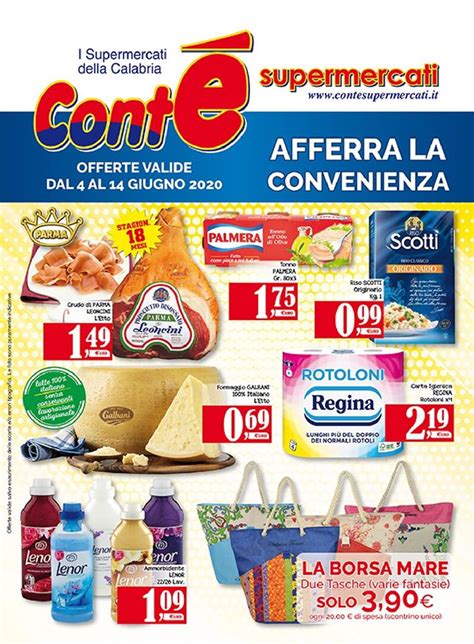 Nuovo Volantino Supermercati Cont Afferra La Convenienza Cosenza Prime