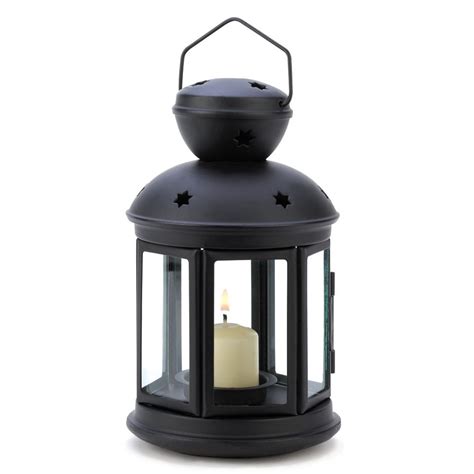 Metal Candle Lantern, Colonial Decor Iron Patio Candle Lanterns Outdoor - Walmart.com