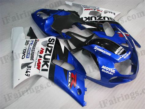 Gsxr Blue And White Fairings Gsxr