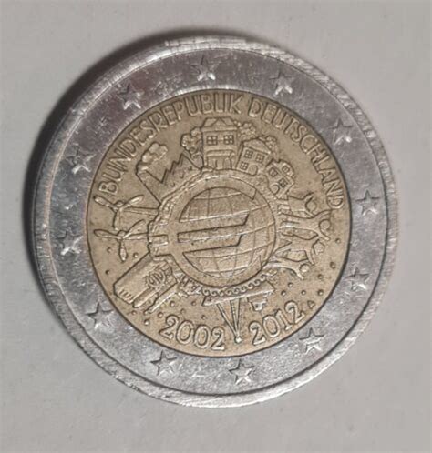 2 Euro Münze Gedenkmünze Bundesrepublik Deutschland 2002 2012 eBay